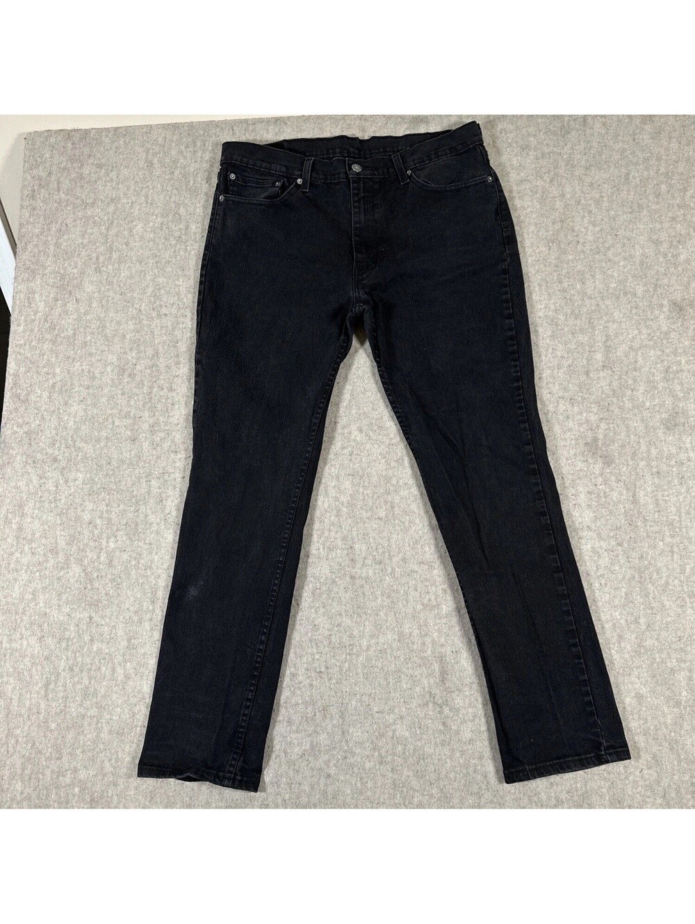 Levis 511 Original Fit Jeans 36 (34x30) Straight Leg Black Cotton/Elastane